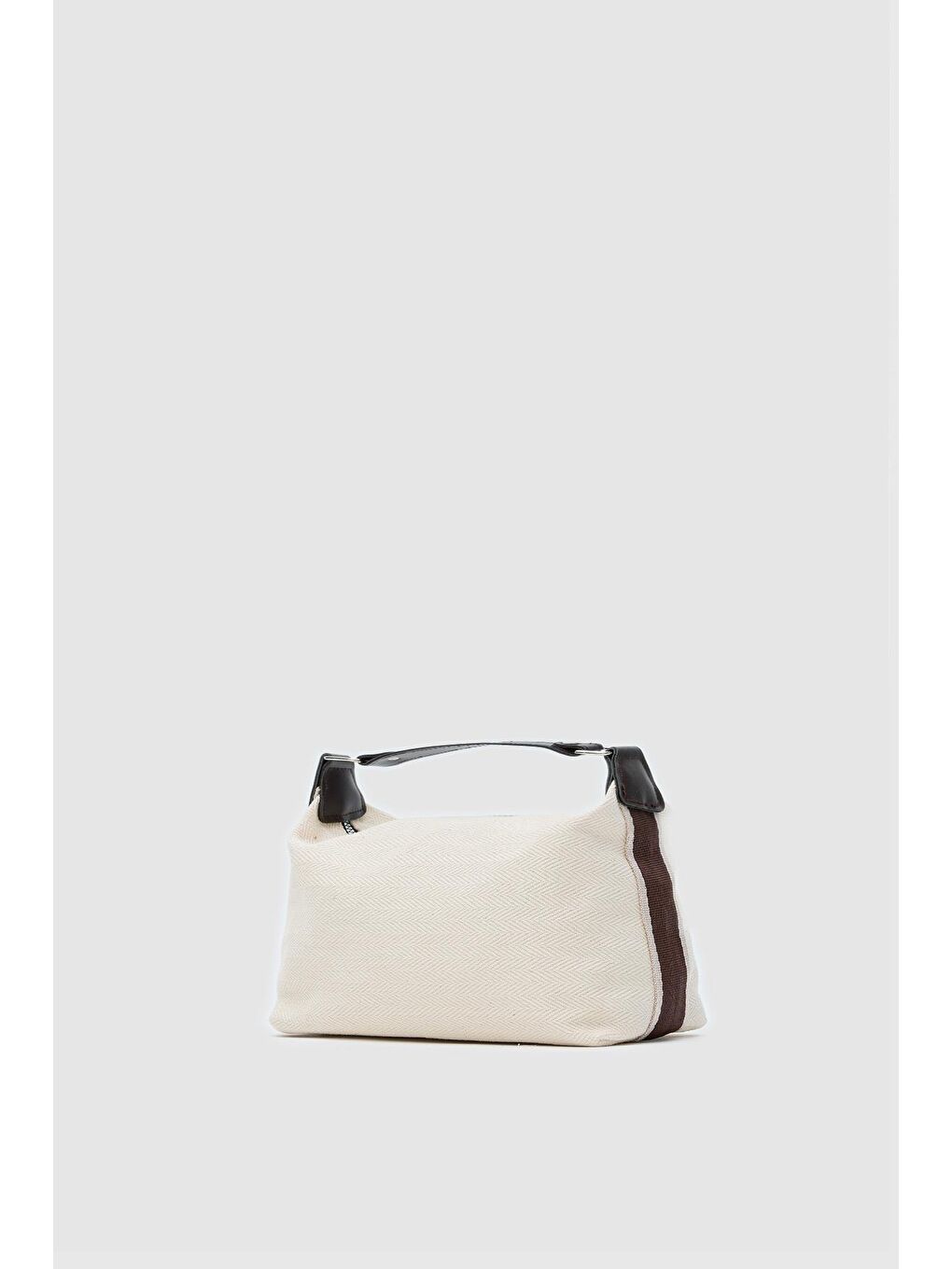 Elu Kanvas El Ve Çapraz Çanta Kahverengi-3