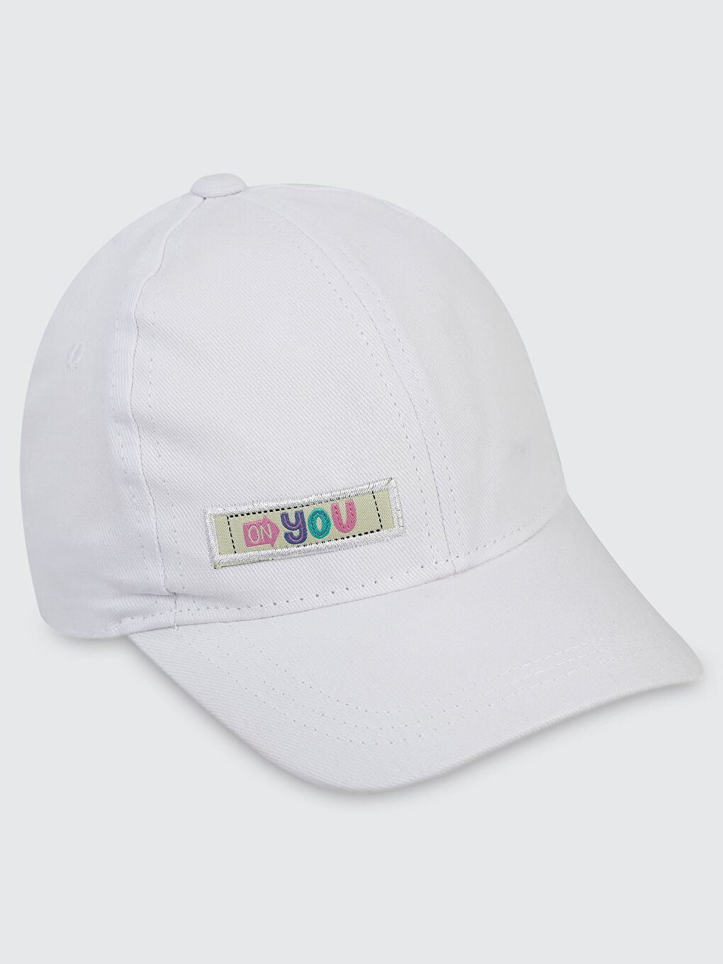 Kız Çocuk Şapka 4-8 Yaş Beyaz