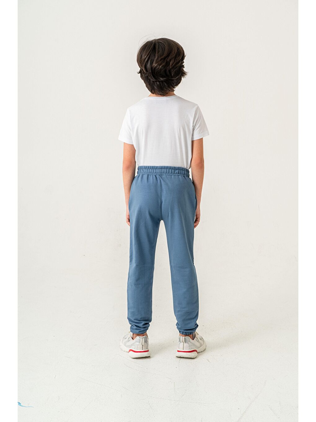 Mavi Active Baskılı Yanlar Şeritli Erkek Çocuk Eşofman Altı-6