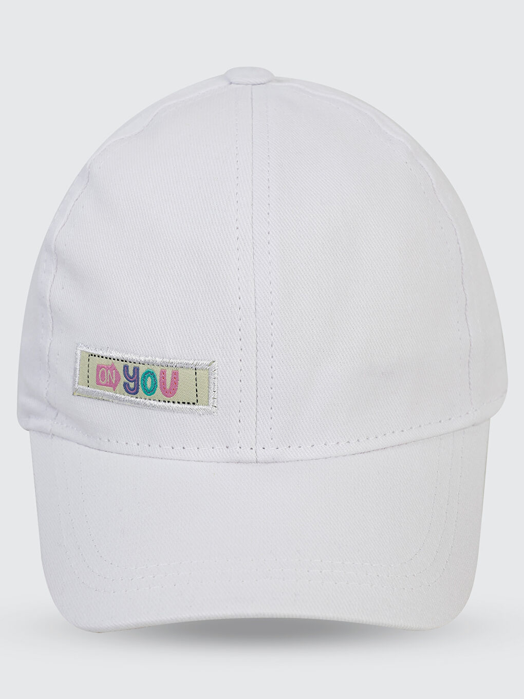 Kız Çocuk Şapka 4-8 Yaş Beyaz-1