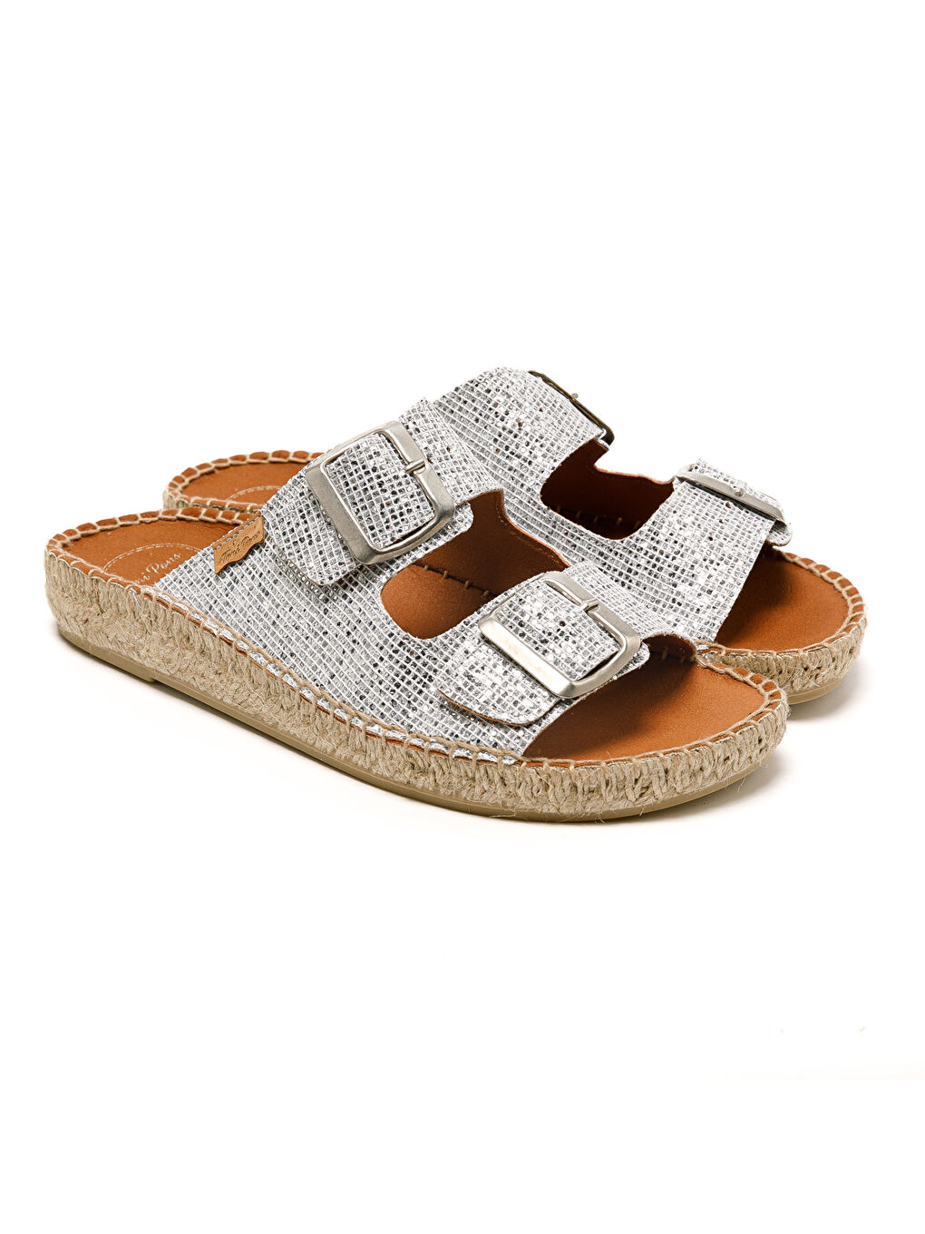 Gri Kadın Terlik Bruna Silver-2