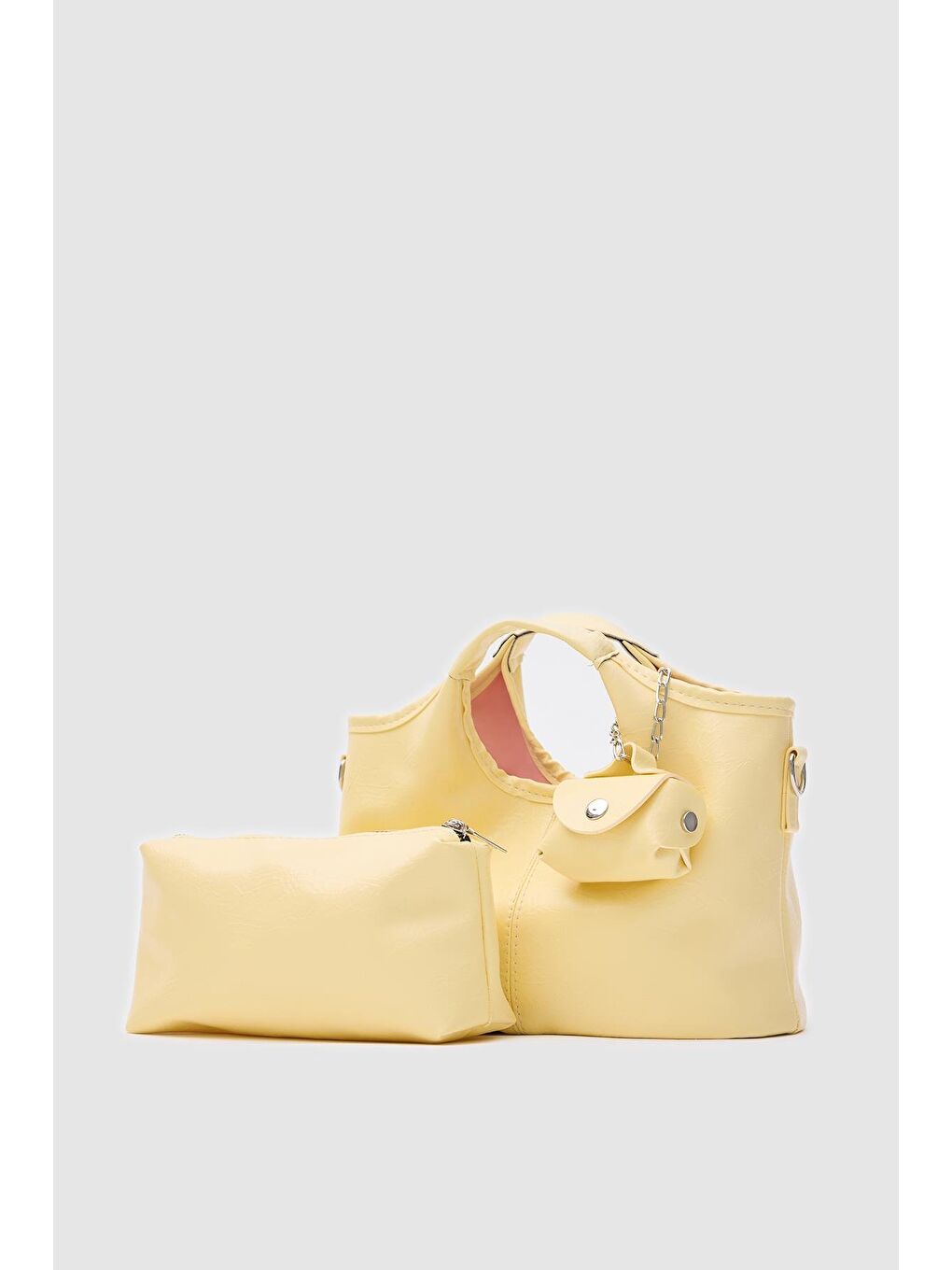 Meruno El Ve Çapraz Çanta Sarı-2
