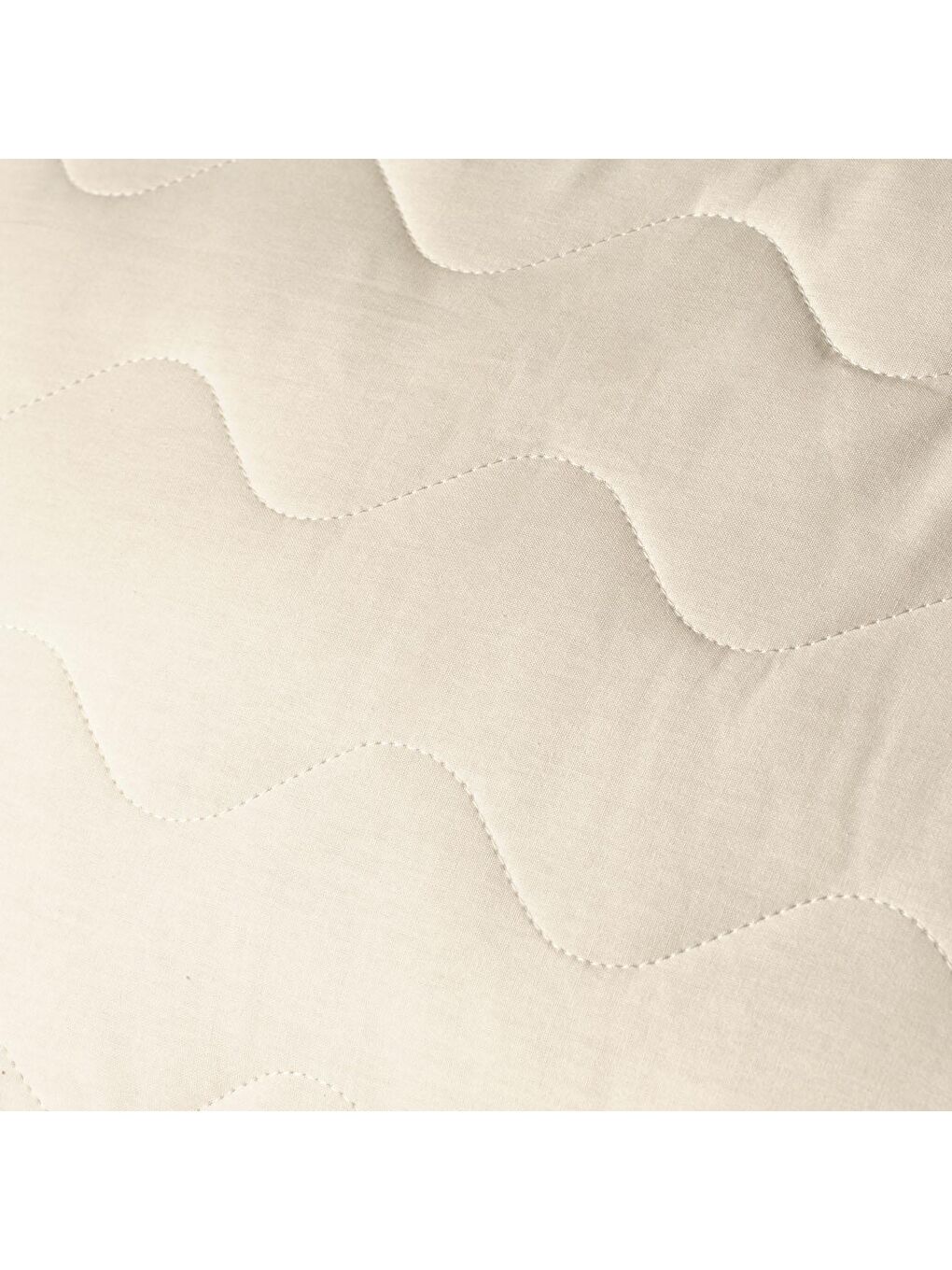 Microfiber Kapitoneli Yastık Alezi Beyaz-1