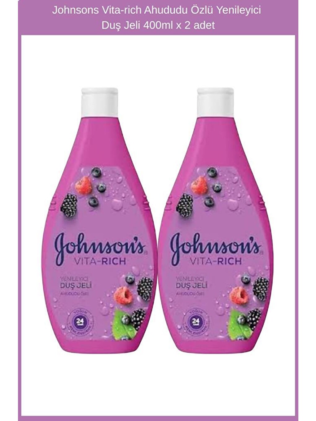 Vita Rich Ahududu Özlü Yenileyici Duş Jeli 400 ml x2
