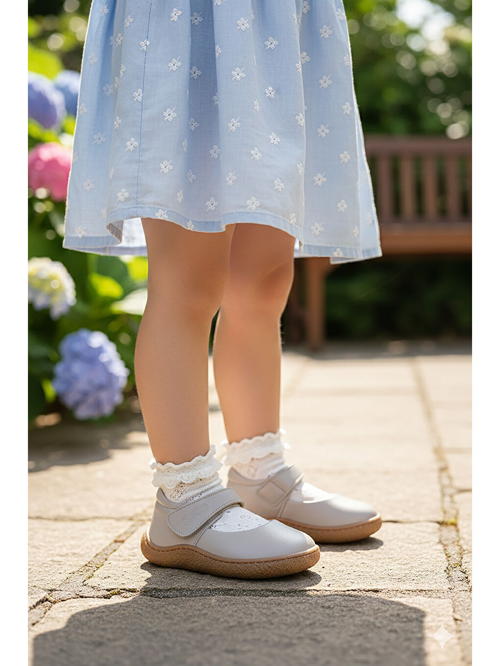 Bej Lida %100 Deri Günlük Kız Bebek Babet Ayakkabı-2