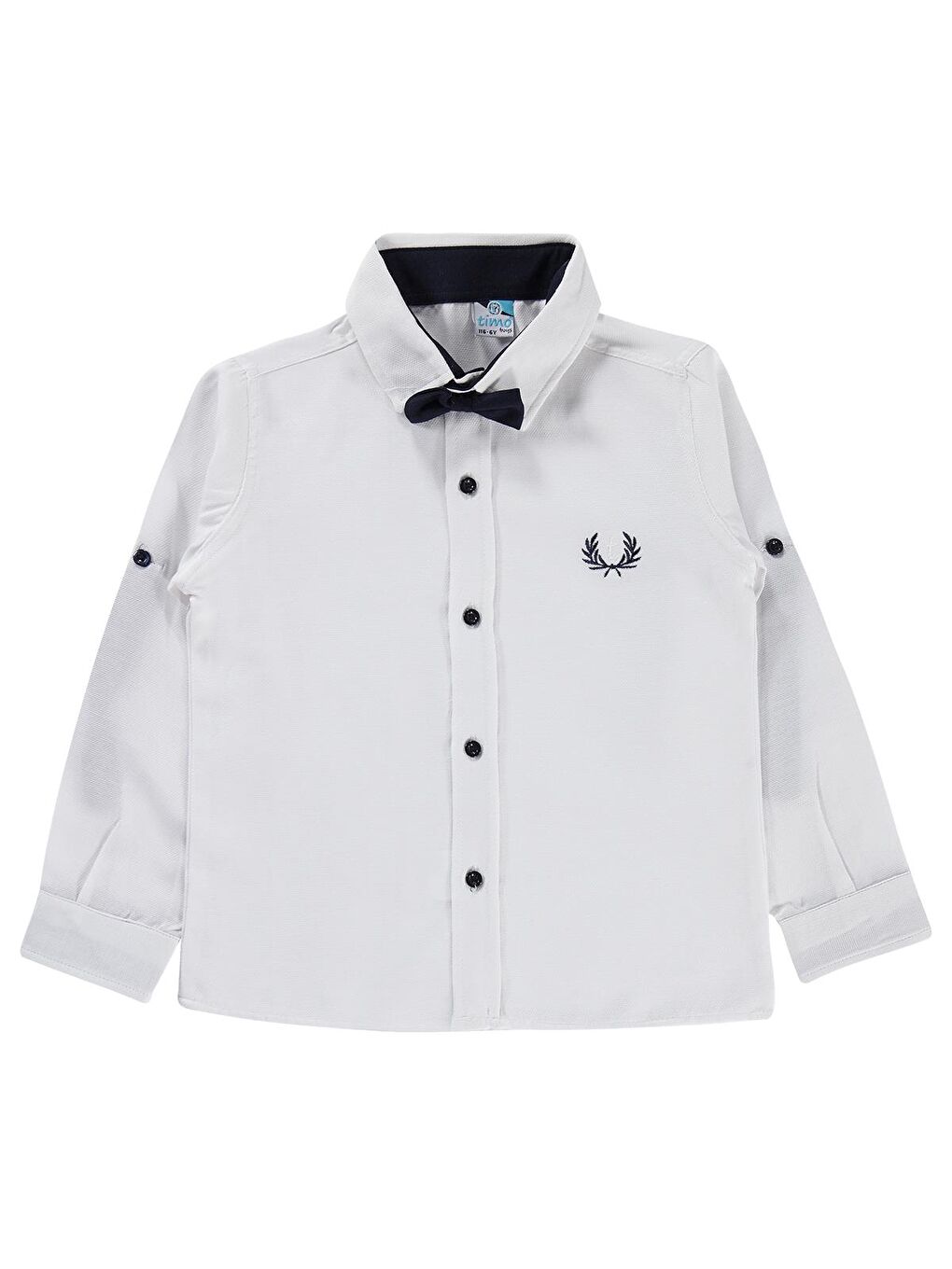 Erkek Papyonlu Gömlek 6-9 Yaş - Beyaz