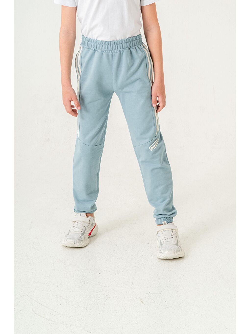 Petrol Active Baskılı Yanlar Şeritli Erkek Çocuk Eşofman Altı-1