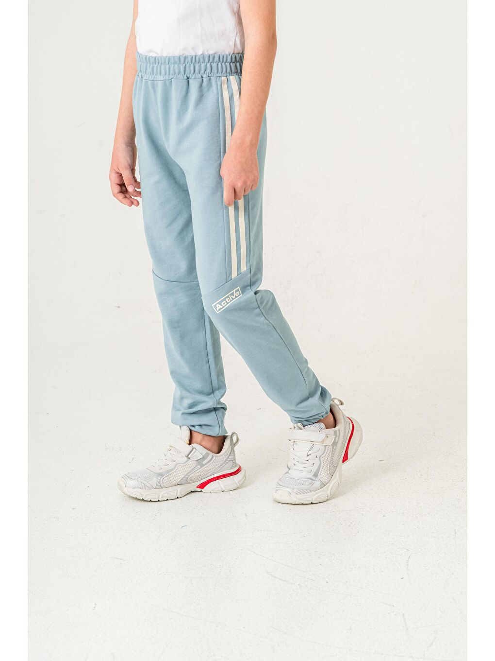 Petrol Active Baskılı Yanlar Şeritli Erkek Çocuk Eşofman Altı-2