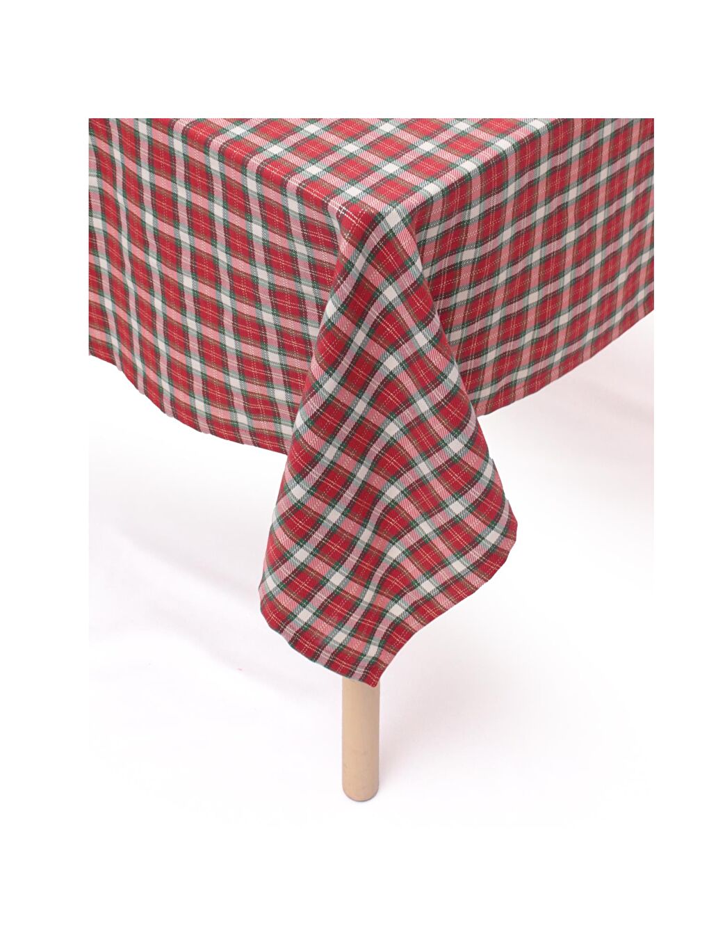 Karışık Soft Ekose Masa Örtüsü - Renkli - 145x250 cm-3