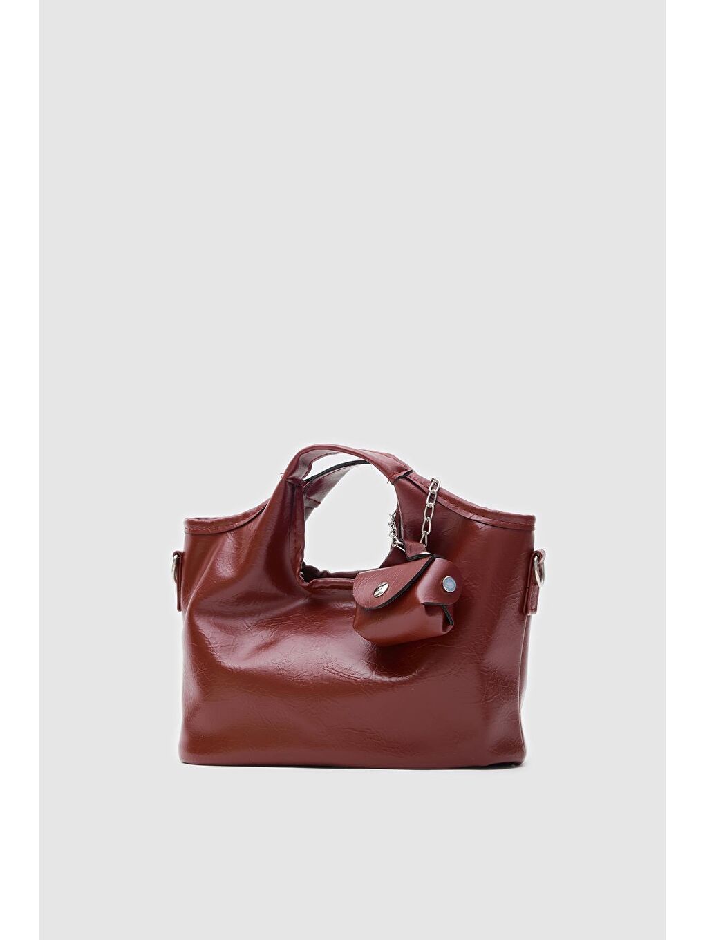 Meruno El Ve Çapraz Çanta Bordo-3