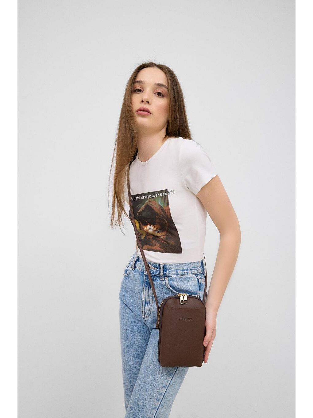 Vux Çapraz Çanta Kahverengi-1