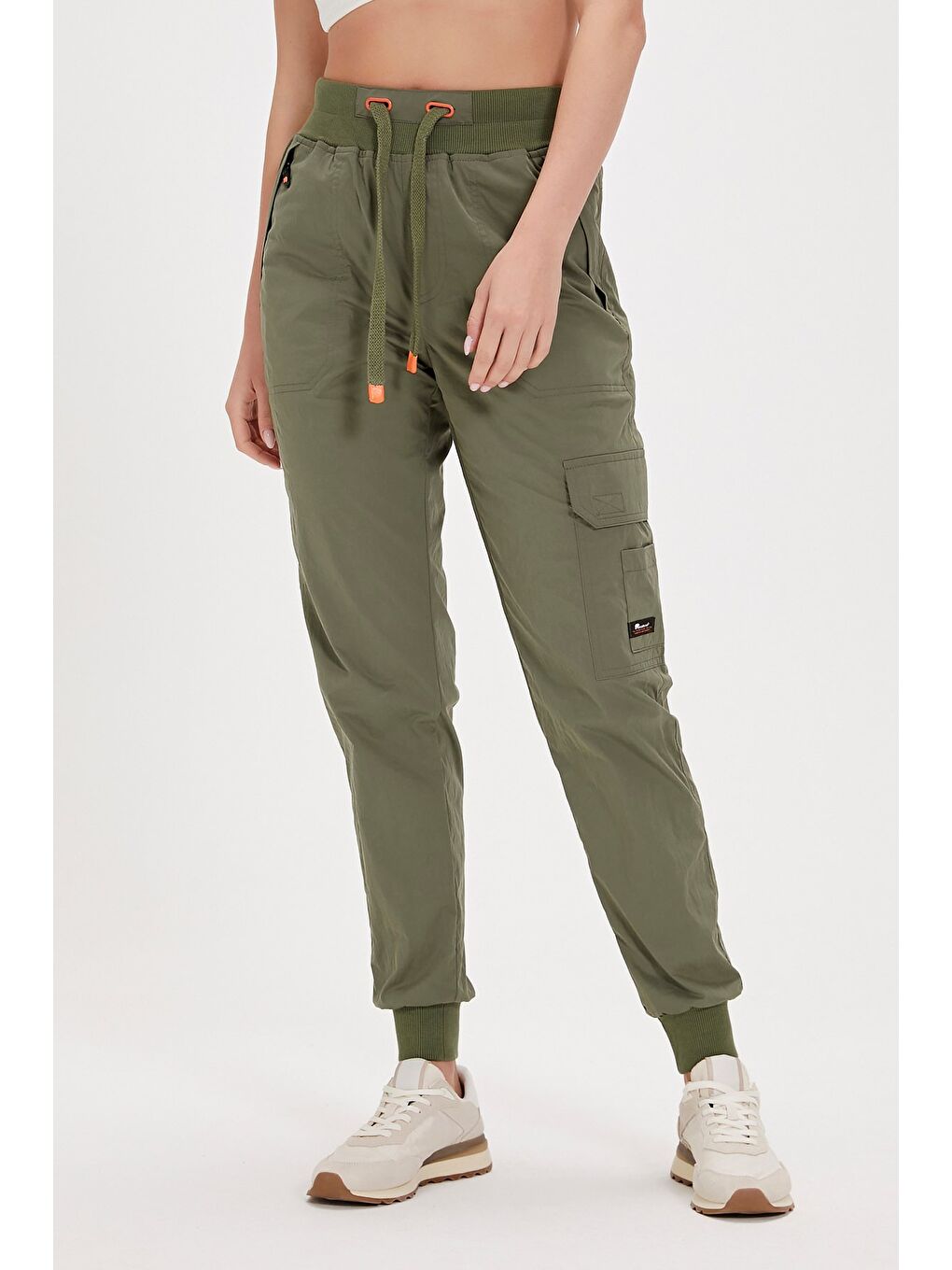 Mila SweatPants Haki Kadın Eşofman Altı-4