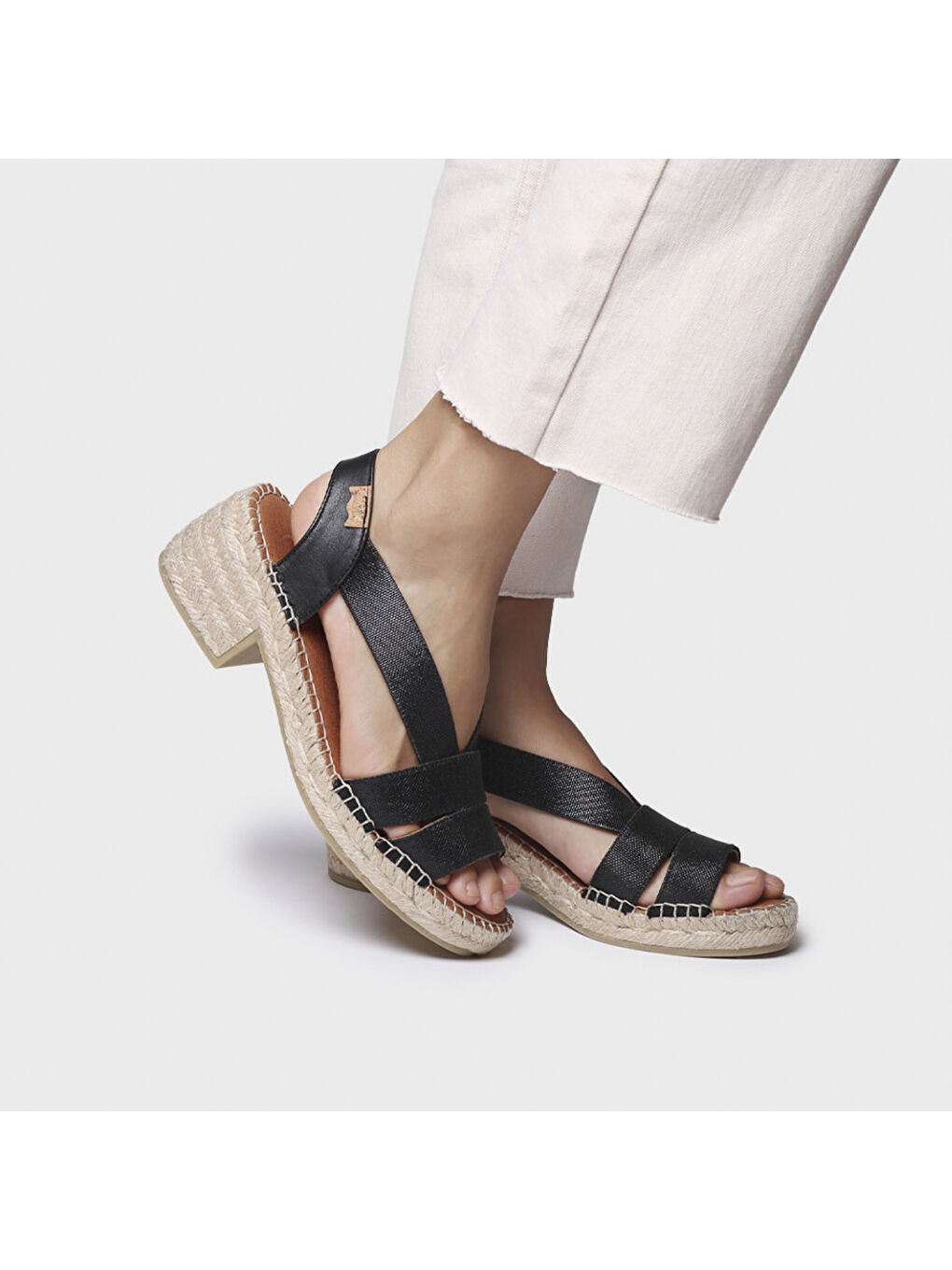 Siyah Kadın Sandalet Dama Black-3