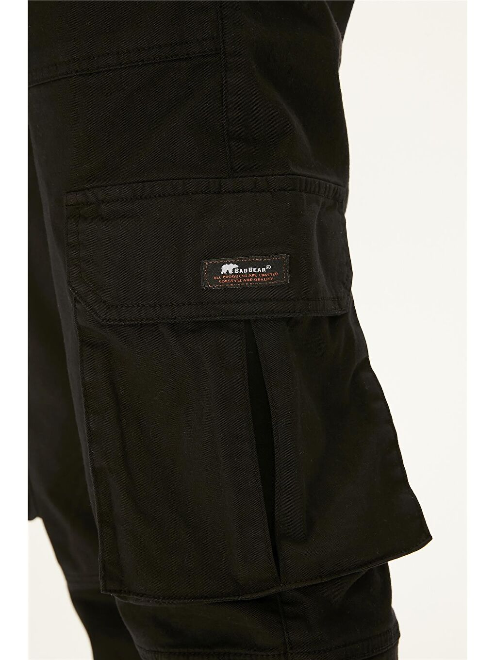 Lara Cargo Sweatpants Siyah Kadın Pantolon-4