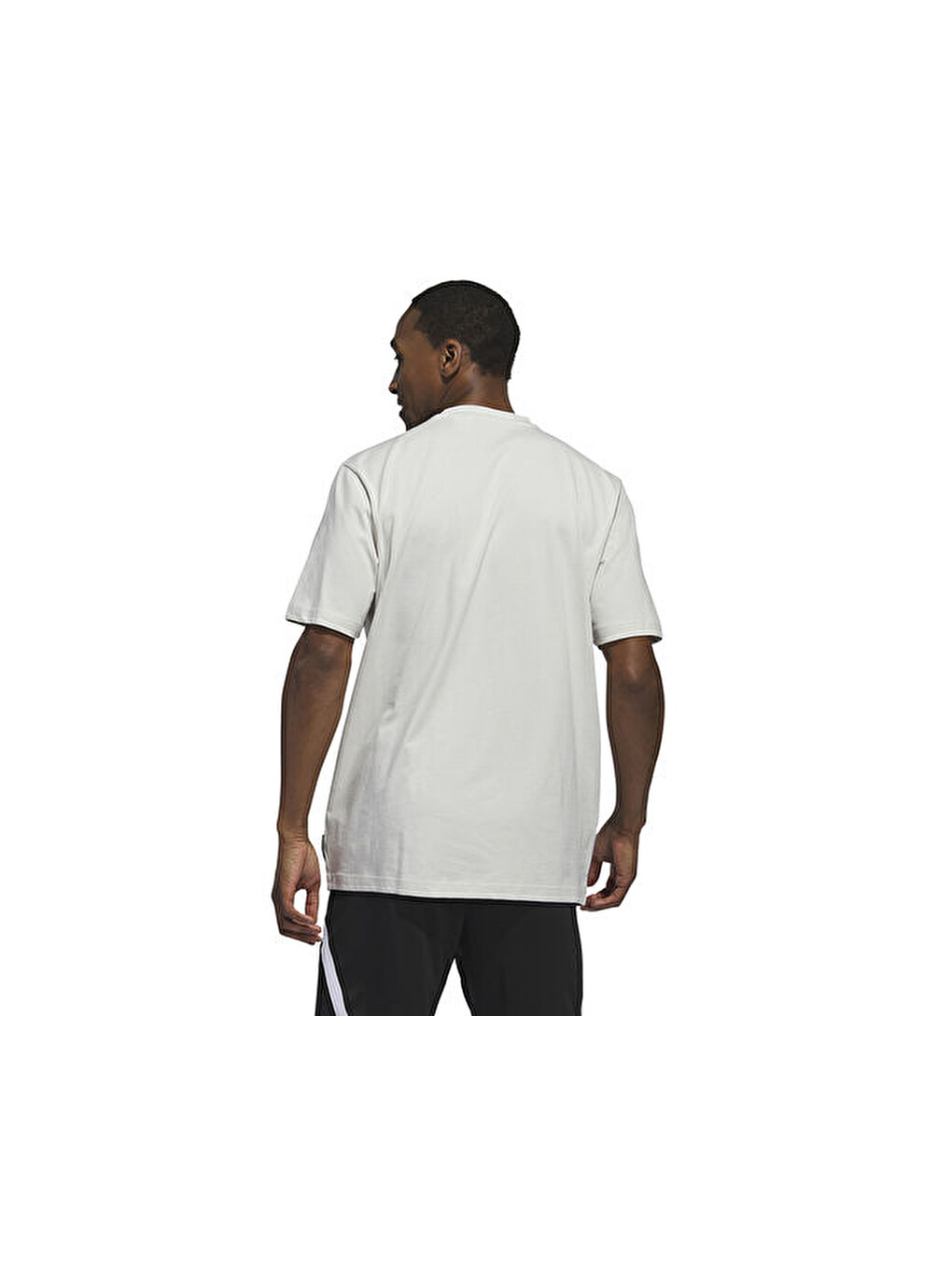Lil Stripe Comic Graphic Tee Erkek Günlük Tişört Ix0096 Gri-1