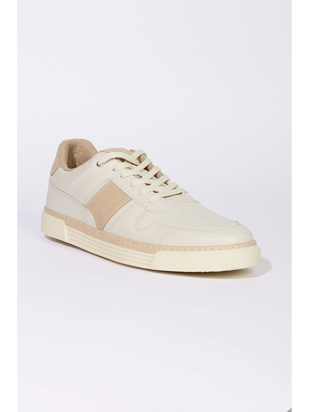 Erkek Bej Sneaker Ayakkabı-1