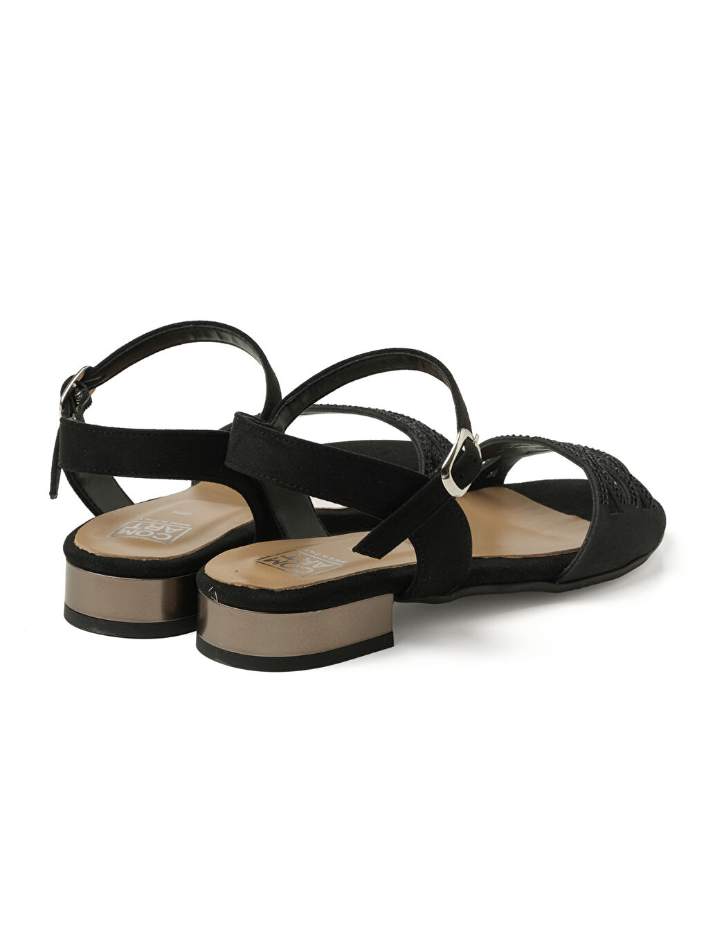 Siyah Kadın Sandalet 4P5239 5239 ATENE ACC Nero/Nero-3