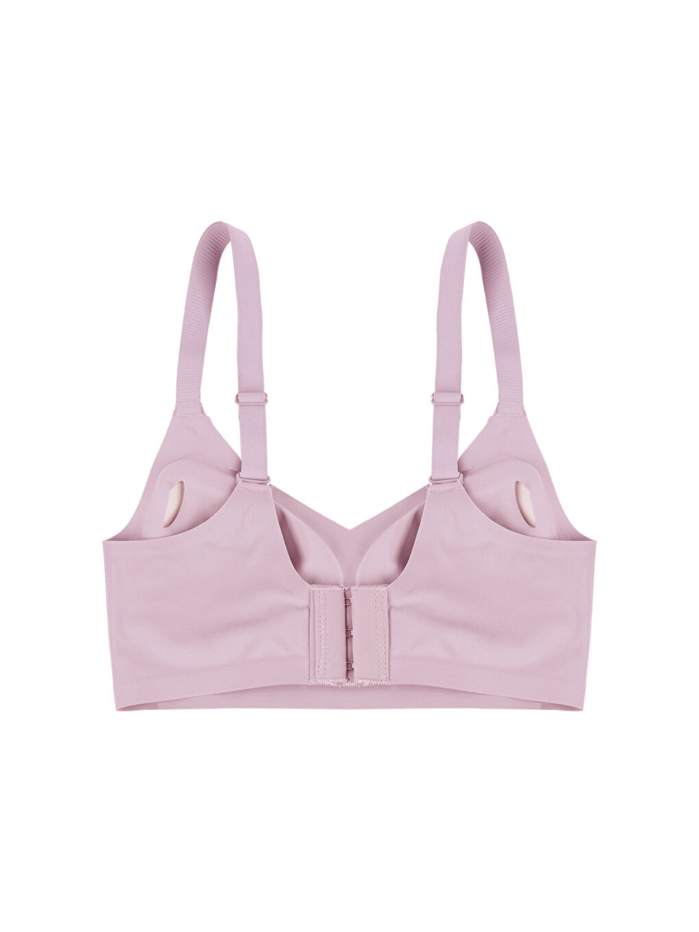 Pembe Balensiz Lazer Dikişsiz Görünmez Çıkarılabilir Pedli Toparlayıcı Sütyen-3