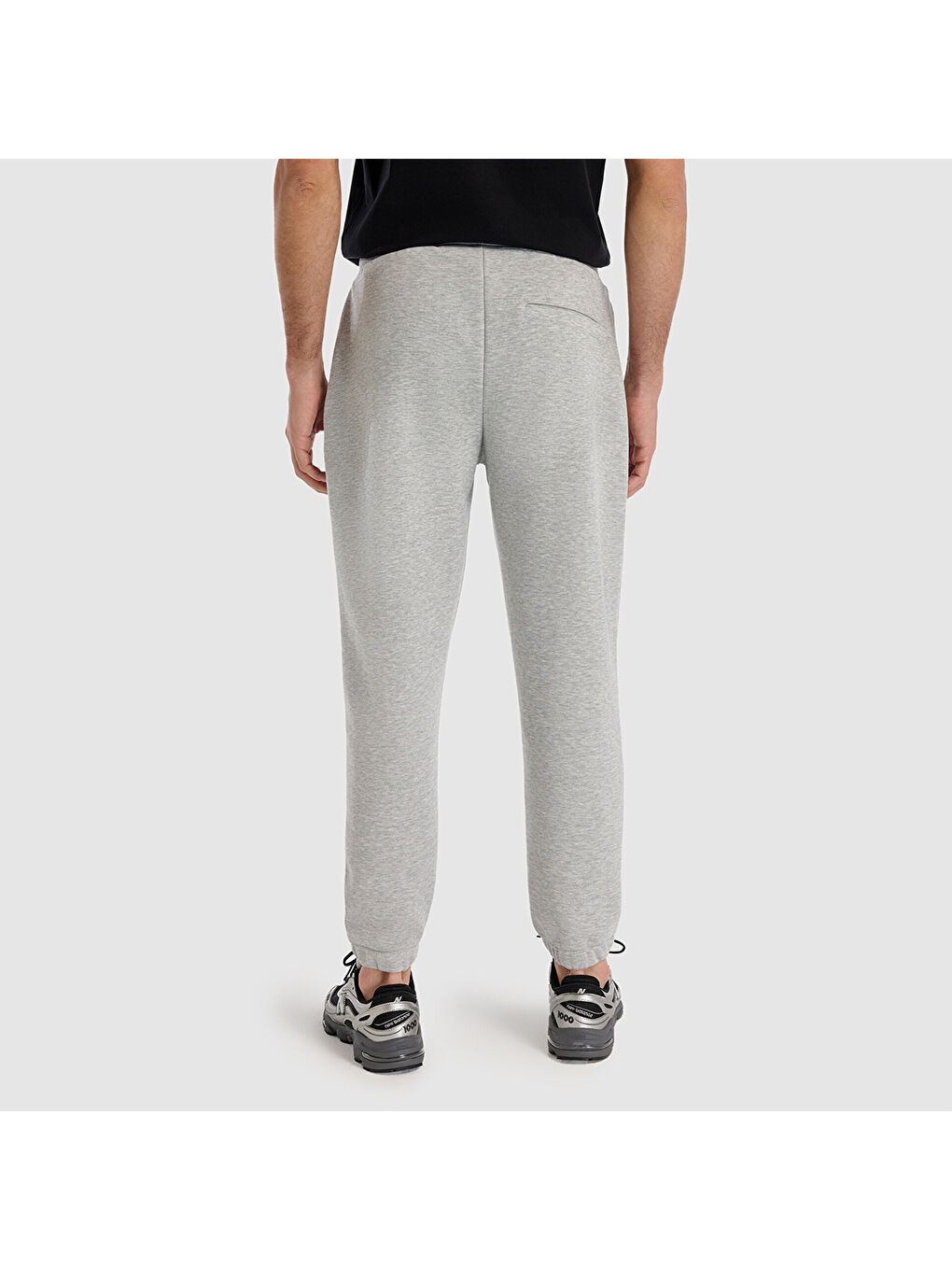 1508 Erkek Gri Eşofman Altı-2