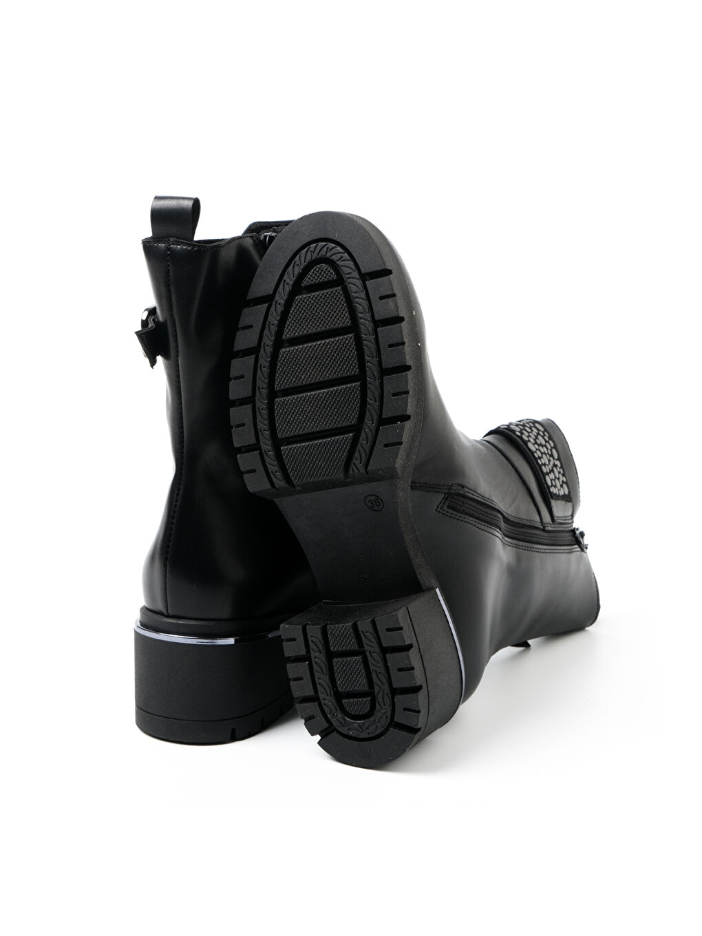 Siyah Kadın Bot 4H4909PM 4909 Nairobi Pelle Nero-4