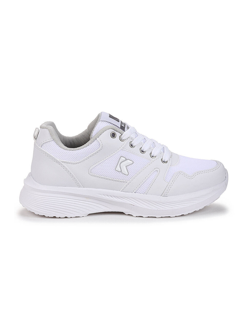 Beyaz Dima Fileli Faylon Taban Erkek Çocuk Spor Ayakkabı-3