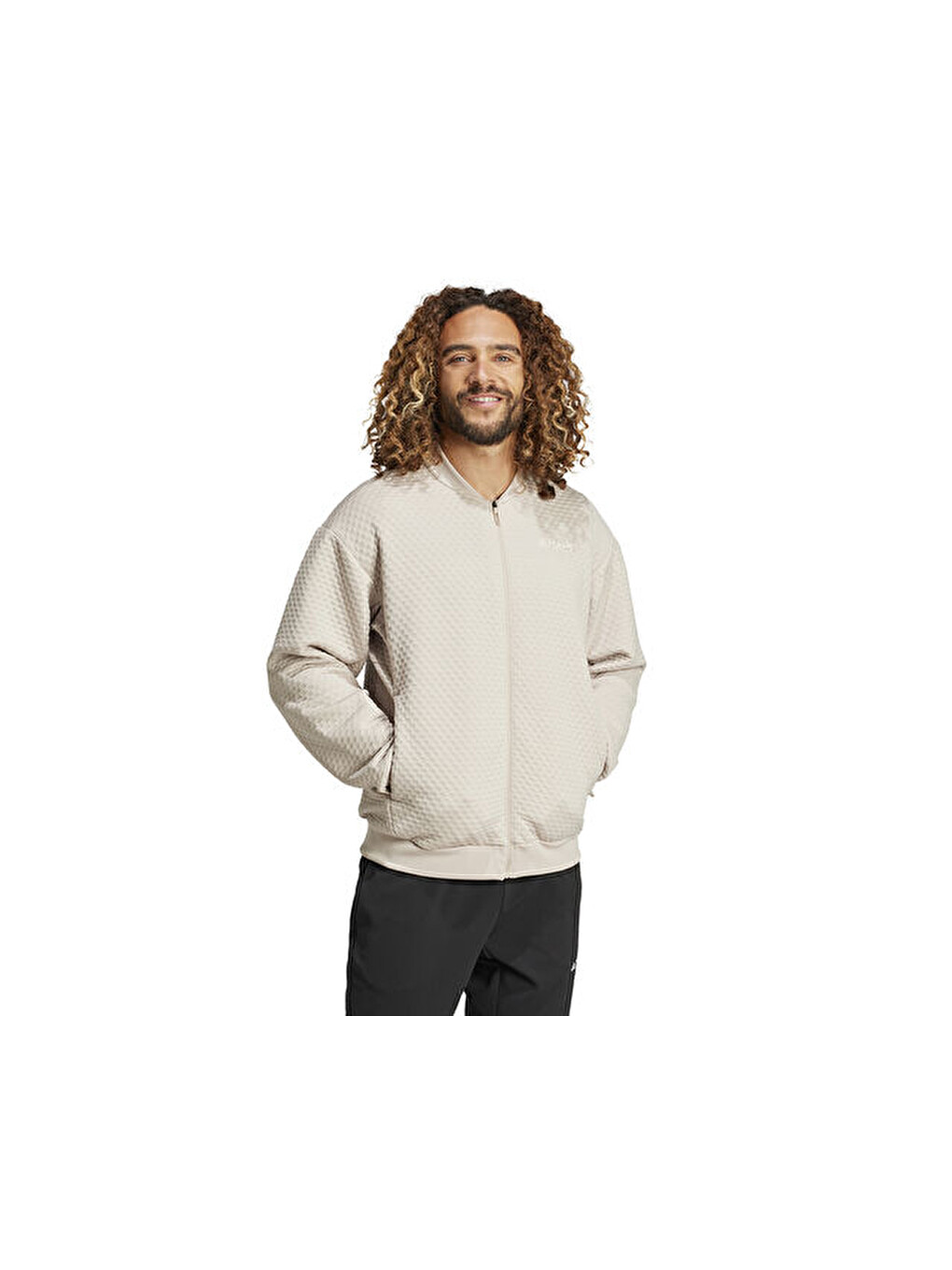Ekru Xpl Sweat Jkt Erkek Outdoor Ceketi Jd6646 Krem-2