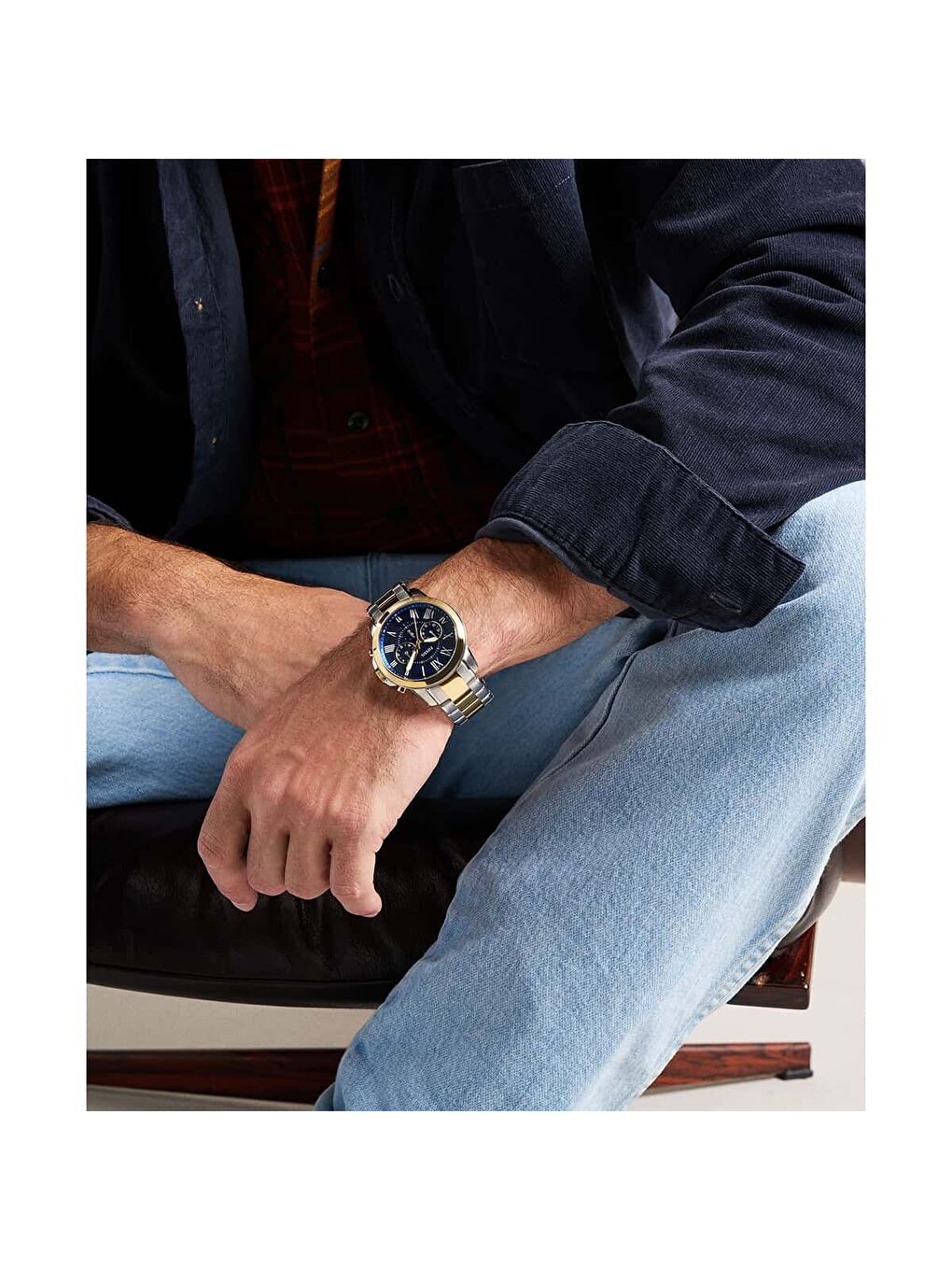 Sarı FFS6132 Erkek Kol Saati-4