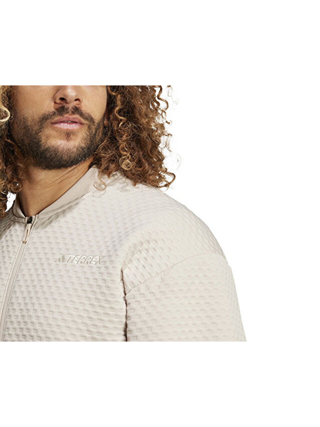 Ekru Xpl Sweat Jkt Erkek Outdoor Ceketi Jd6646 Krem-5