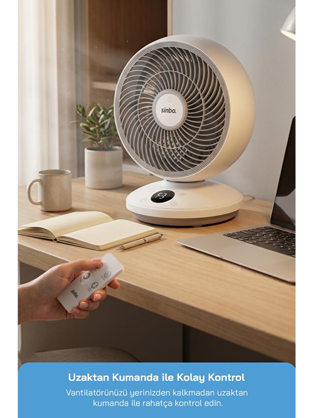 SF-7702 MASAÜSTÜ KUMANDALI FAN-2
