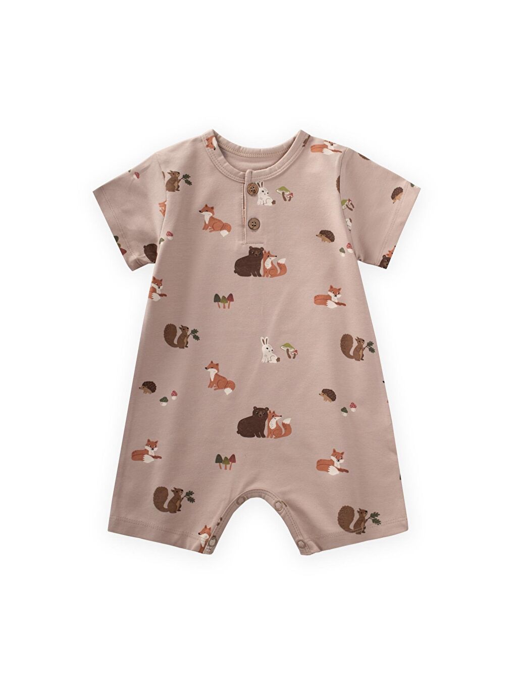 Karışık Kız Çocuk Desenli Tulum