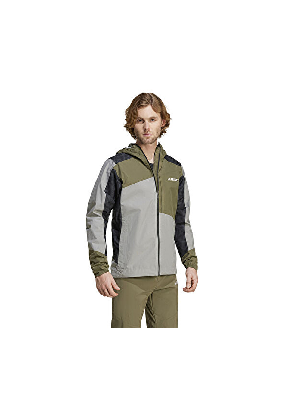 Xpr Hybr Rr J Erkek Outdoor Ceketi Iw8876 Haki-2