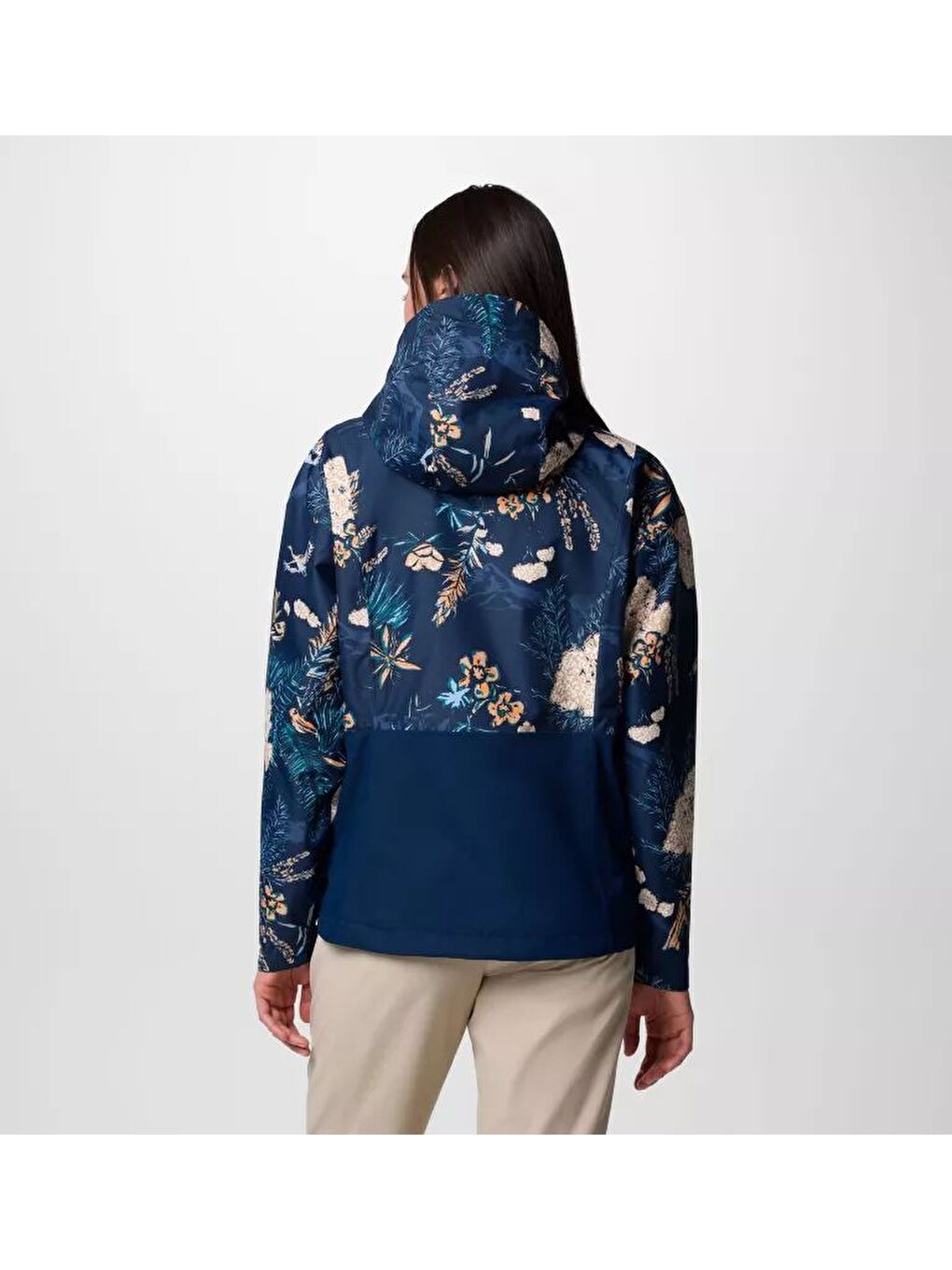 Lacivert Women's Hikebound™ Printed Jacket Kadın Mont WL5192-1