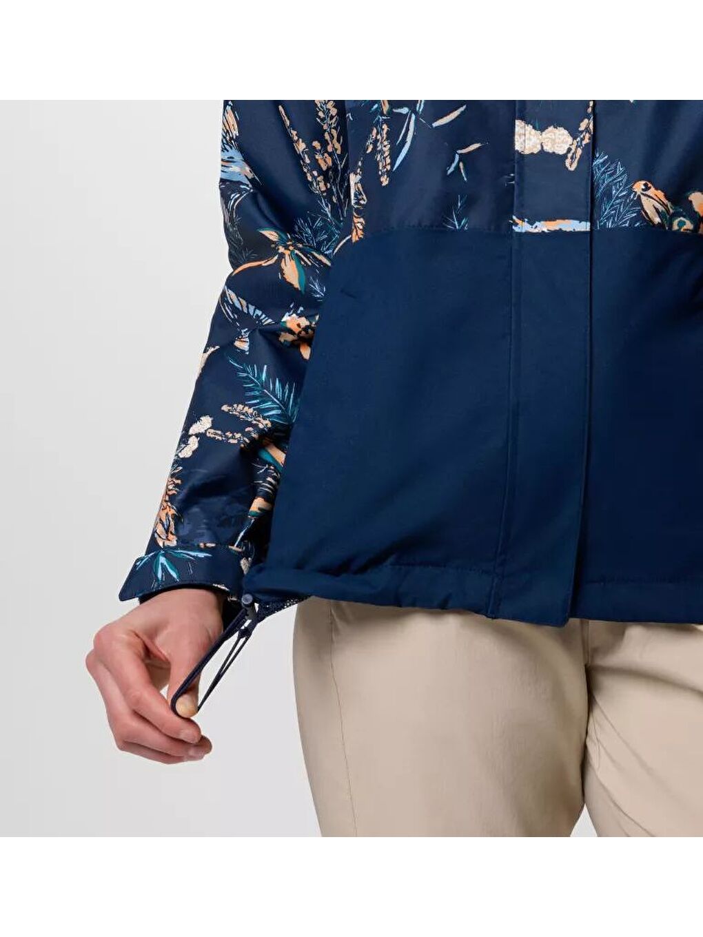 Lacivert Women's Hikebound™ Printed Jacket Kadın Mont WL5192-4