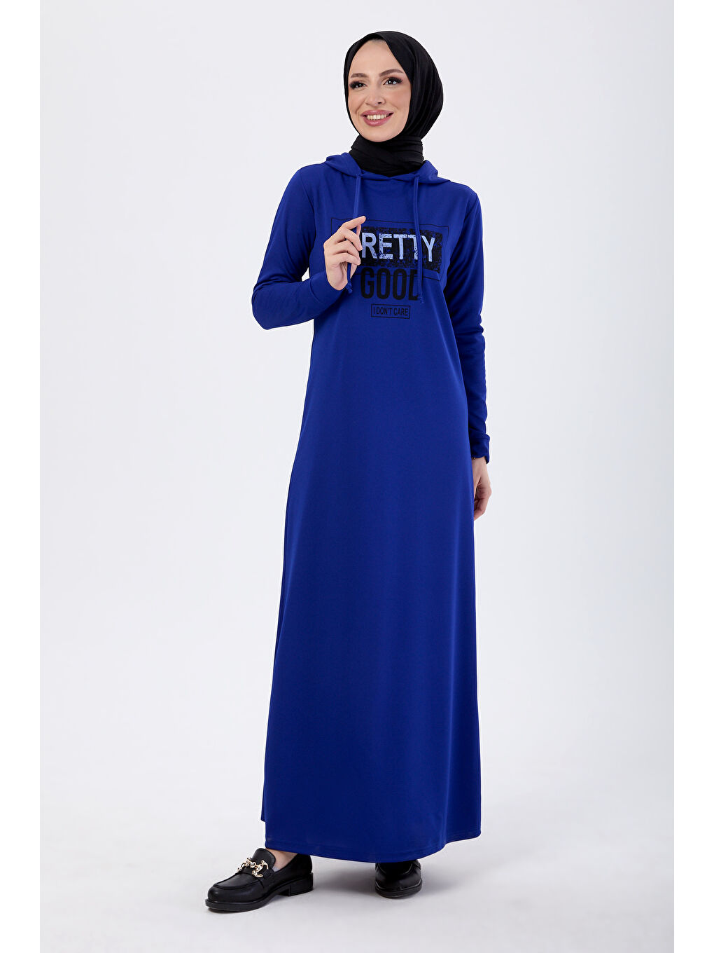 Mavi Elbise Saks - 13090