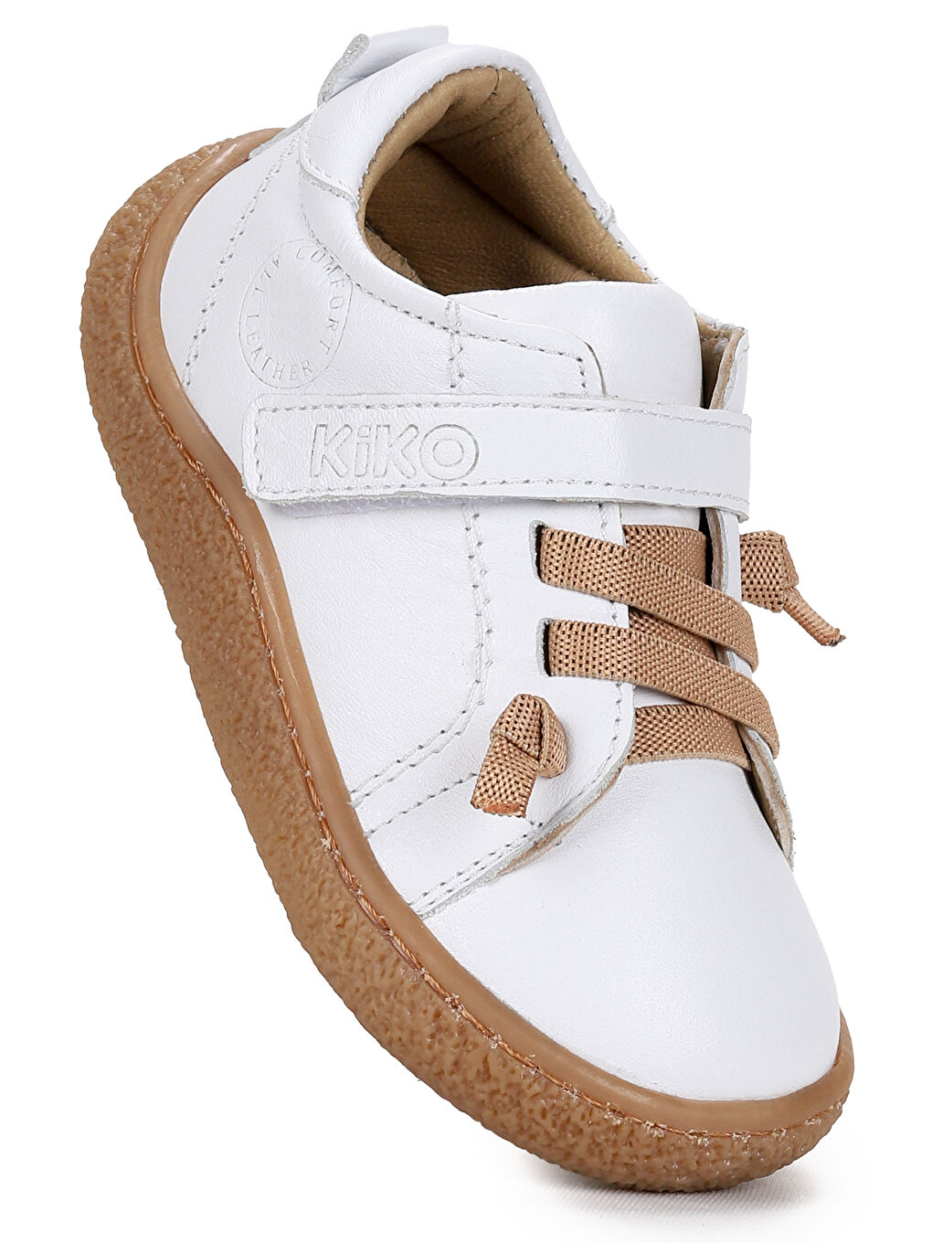 Beyaz Arad %100 Deri Günlük Erkek Bebek Spor Ayakkabı