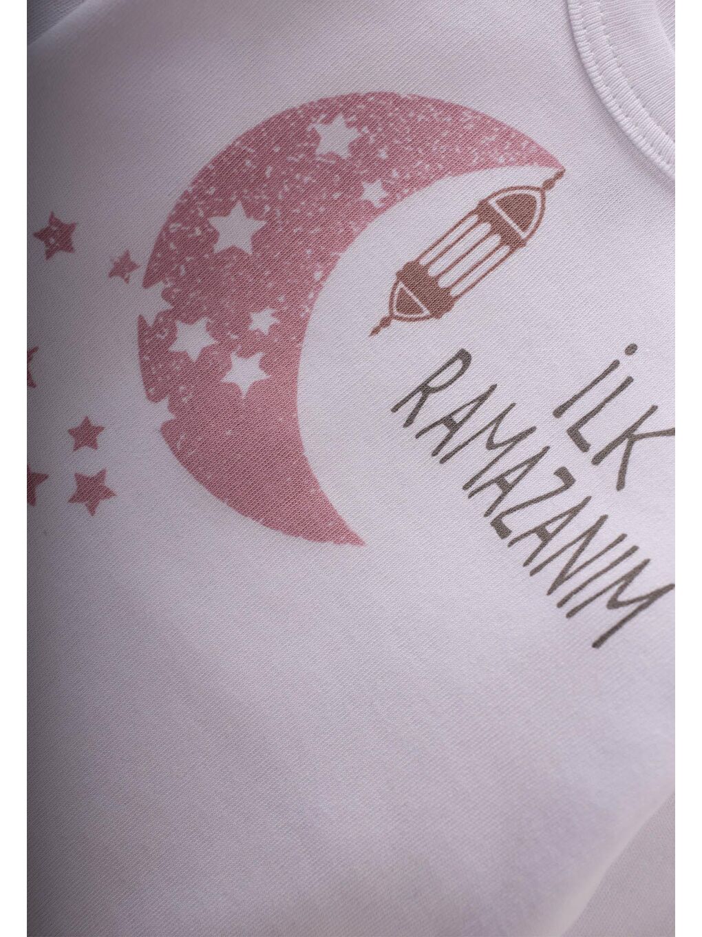 Pembe Kız Çocuk Baskılı Tulum-2