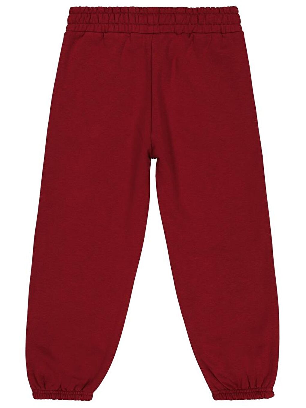 Girls Düz 6-9 Yaş Eşofman Altı - Bordo 9-10 Yaş-1