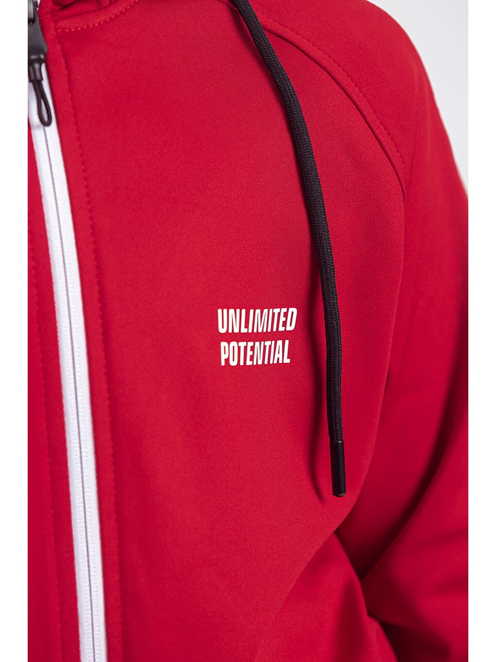 Kırmızı Dalgıç Kumaş Unisex Çocuk Eşofman Takımı Unlimited Potential  ESF1725Y-3