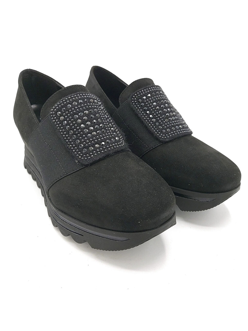 Siyah Kadın Sneaker 8C4505 4505 Dubai Nero-1