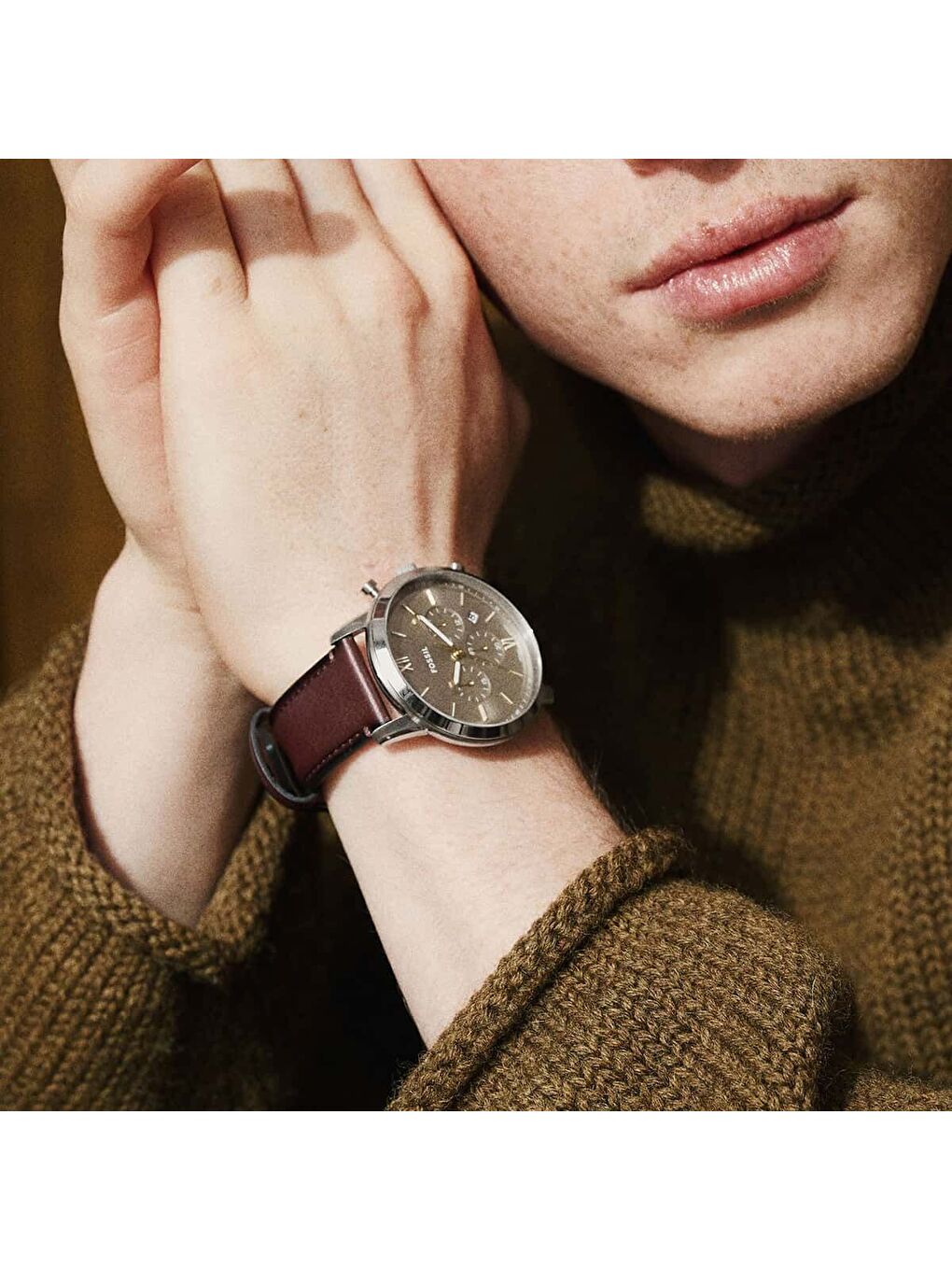 Gri FFS6129 Erkek Kol Saati-5