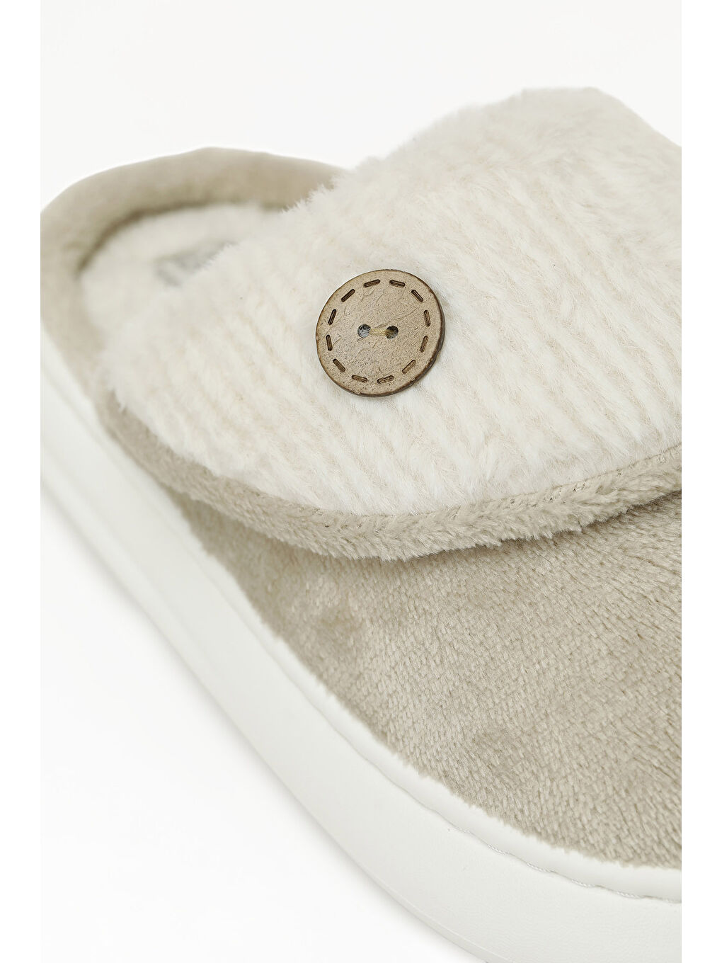 609088.Z5PR Bej Kadın Ev Terliği-6