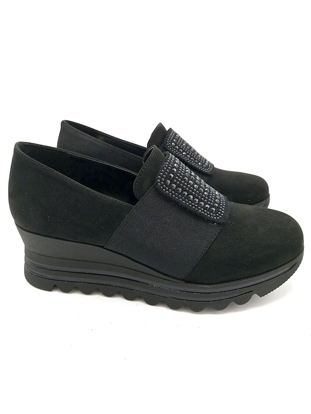 Siyah Kadın Sneaker 8C4505 4505 Dubai Nero-3