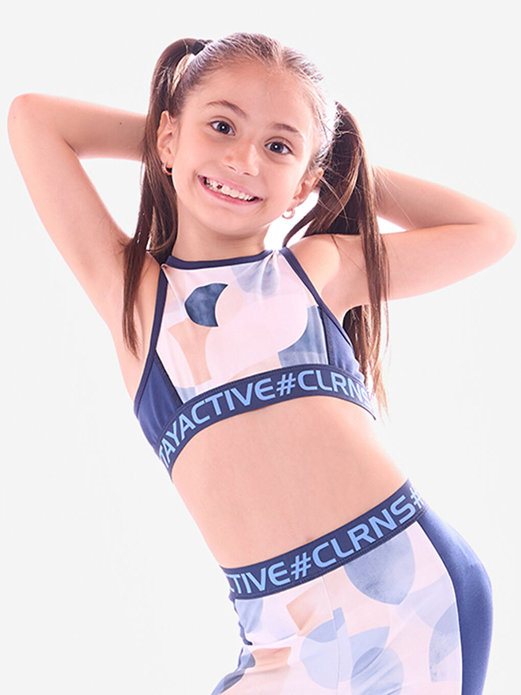 Lacivert Gym Mood Crop Atlet