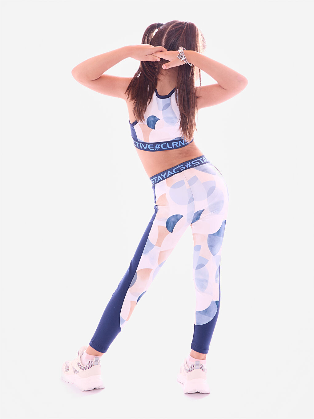 Lacivert Gym Mood Crop Atlet-2