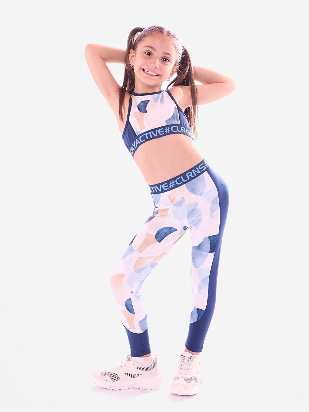 Lacivert Gym Mood Crop Atlet-4