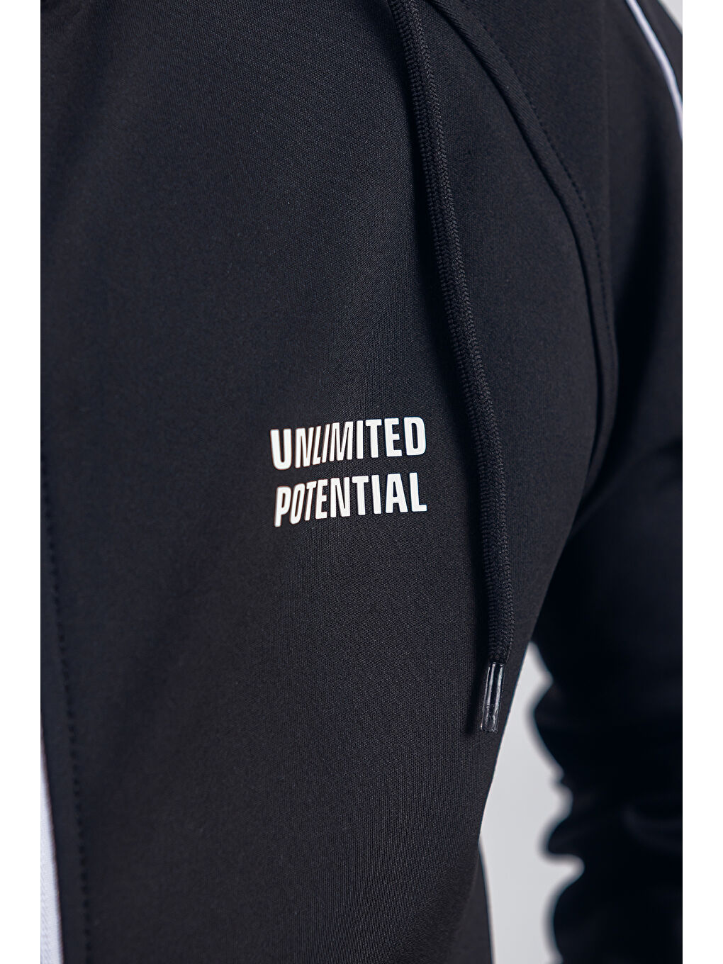 Siyah Dalgıç Kumaş Unisex Çocuk Eşofman Takımı Unlimited Potential ESF1725Y-3