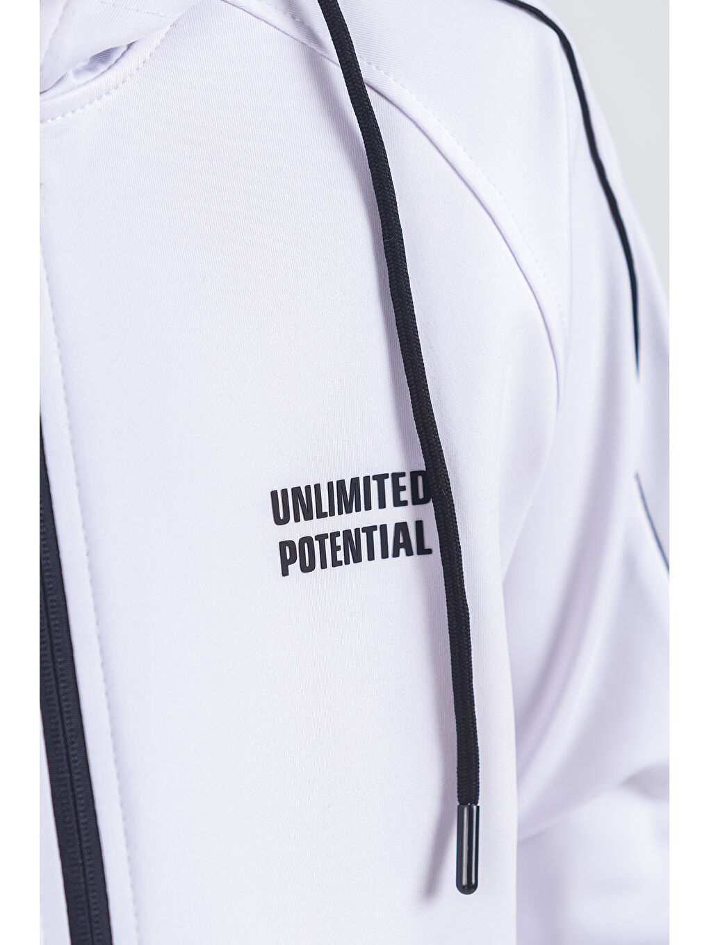 Beyaz Dalgıç Kumaş Unisex Çocuk Eşofman Takımı Unlimited Potential ESF1725Y-3