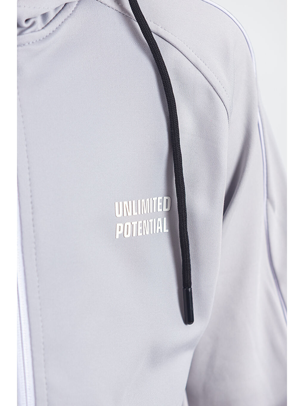 Gri Dalgıç Kumaş Unisex Çocuk Eşofman Takımı Unlimited Potential ESF1725Y-3