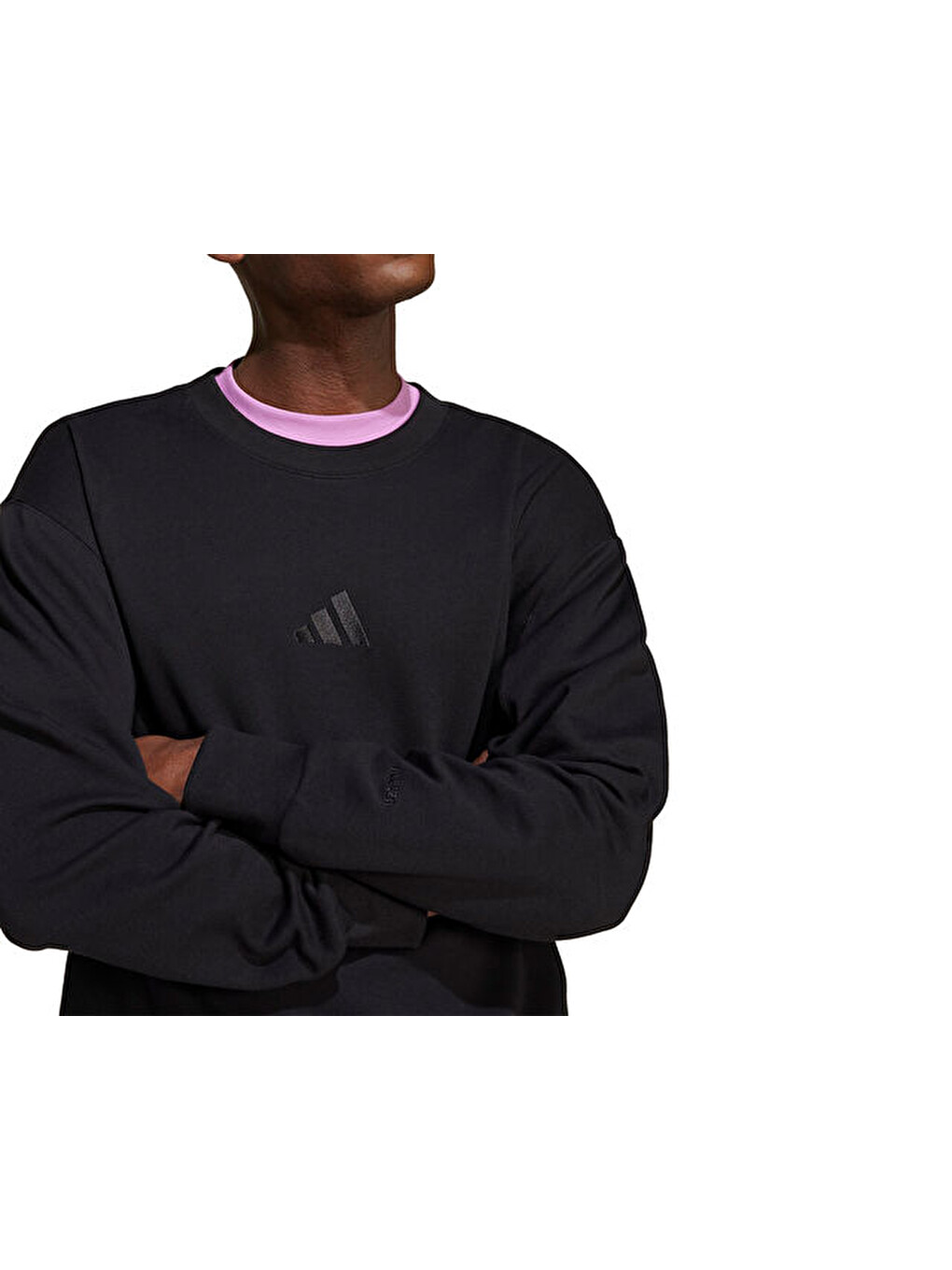 M A Szn Ft Crw Erkek Günlük Sweatshirts Ix1261 Siyah-4