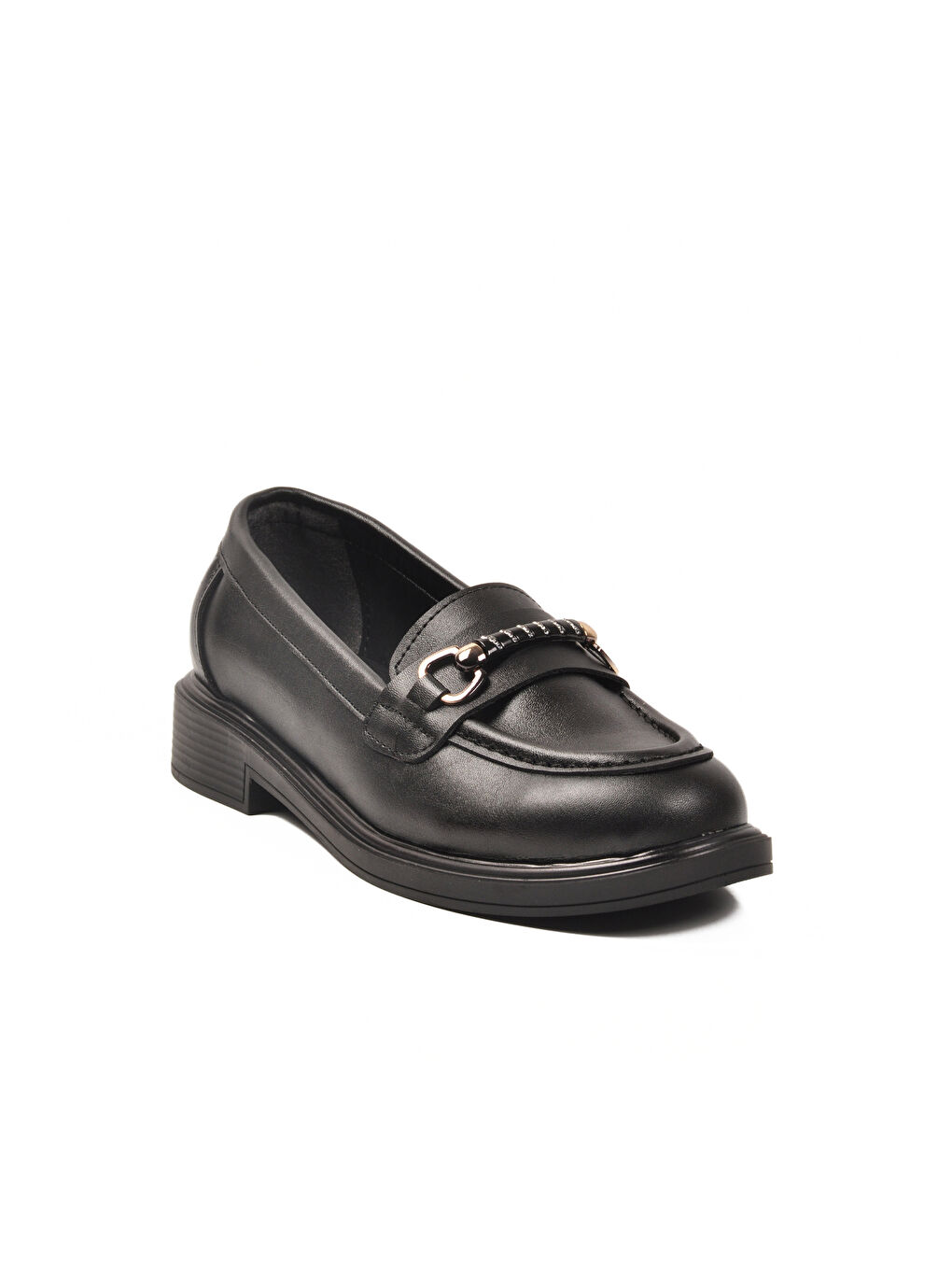 Siyah Cilt Kadın Casual Ayakkabı 572441 Z-3